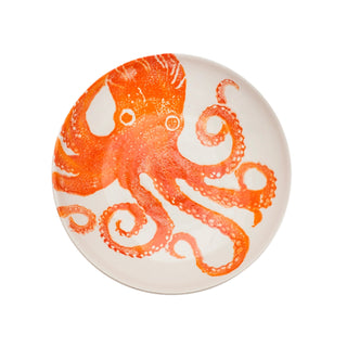 BlissHome Creatures Orange Octopus Supper Bowl