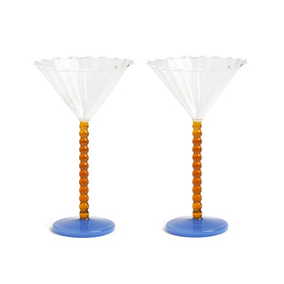 &Klevering Amber Perle Coupe Set of 2 - La Gent Thoughtful Gifts