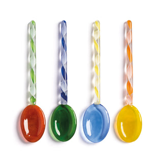 &Klevering Swirl Spoon Set of 4 - La Gent Thoughtful Gifts