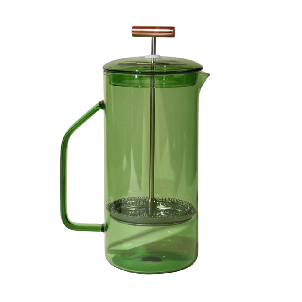 YIELD Green Glass French Press La Gent