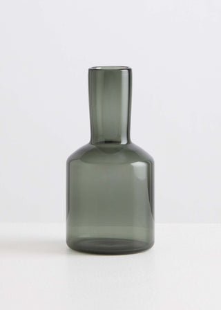 Maison Balzac Smoke Grey Carafe & Glass - La Gent Thoughtful Gifts