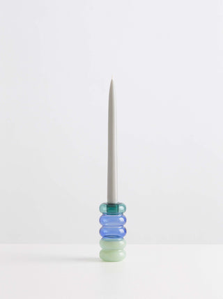 Maison Balzac Teal, Azure & Mint Grande Pauline Candle Holder - La Gent Thoughtful Gifts