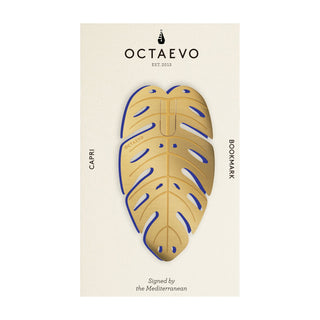Octaevo Stationery Brass Capri Bookmark - La Gent Thoughtful Gifts