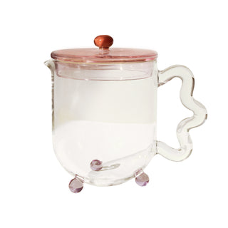 Sophie Lou Jacobsen Bloom Multi-Colour Glass Teapot - La Gent Thoughtful Gifts