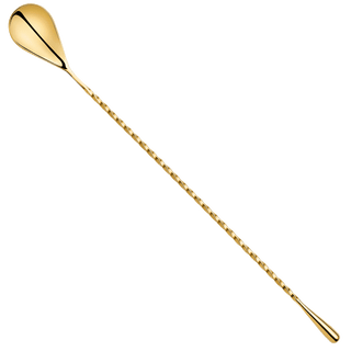 Gold Drop Bar Spoon - La Gent Luxury Goods