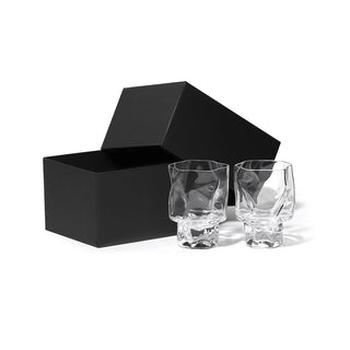 Kimura Glass Clear Crumple Wine Glass Gift Set Small