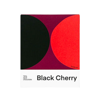 Ocelot Black Cherry 70% Organic Dark Chocolate Bar - La Gent Thoughtful Gifts