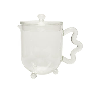 Sophie Lou Jacobsen Bloom Clear Glass Teapot