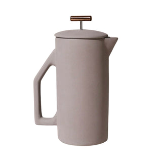 YIELD Grey Ceramic French Press - La Gent Thoughtful Gifts
