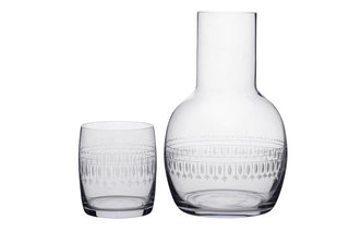 The Vintage List Ovals Carafe & Glass - La Gent Thoughtful Gifts