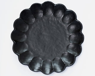 Kaneko Kohyo Black Rinka Porcelain Plate