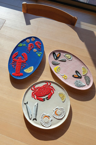 &Klevering De la Mer Lobster Platter - La Gent Thoughtful Gifts