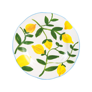 &Klevering Medium Lemon Twig Dinner Plates Set of 4 - La Gent Thoughtful Gifts