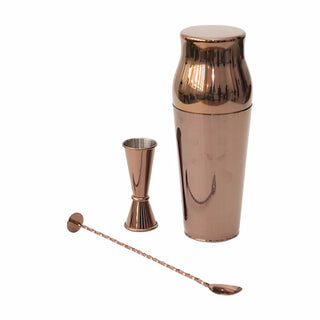 Calabrese Rose Gold Cocktail Shaker - La Gent Luxury Goods