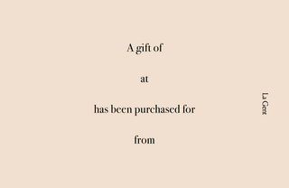 Gift Card - La Gent Luxury Goods