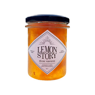 Lemon Story Peach Verbena Jam 220 g - La Gent Thoughtful Gifts