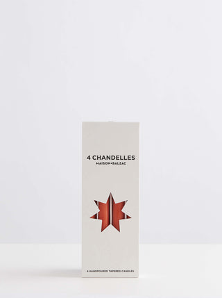 Maison Balzac Amber Tapered Chandelle Set of 4 - La Gent Thoughtful Gifts
