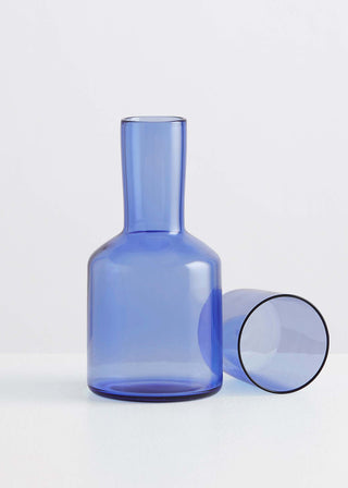 Maison Balzac Azure Carafe & Glass - La Gent Thoughtful Gifts