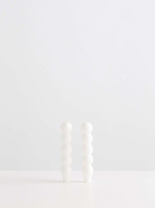 Maison Balzac Blanc Volute Candle Set of 2 - La Gent Thoughtful Gifts