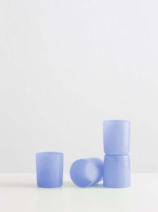 Maison Balzac Medium Opaque Bleuet Tumbler Set of 4 - La Gent Thoughtful Gifts