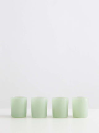 Maison Balzac Medium Opaque Mint Green Tumbler Set of 4 - La Gent Thoughtful Gifts