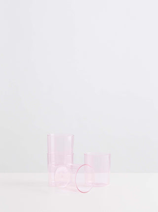 Maison Balzac Medium Pink Tumbler Set of 4 - La Gent Thoughtful Gifts