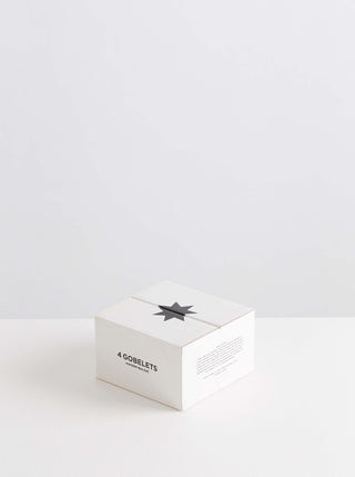Maison Balzac Medium Smoke Grey Tumbler Set of 4 - La Gent Thoughtful Gifts