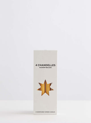 Maison Balzac Miel Tapered Chandelle Set of 4 - La Gent Thoughtful Gifts