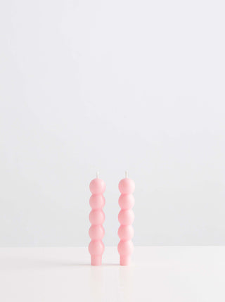 Maison Balzac Pink Volute Candle Set of 2 - La Gent Thoughtful Gifts