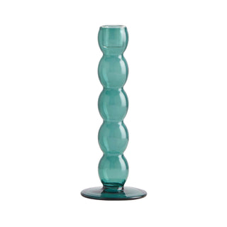 Maison Balzac Teal Volute Candle Holder - La Gent Thoughtful Gifts