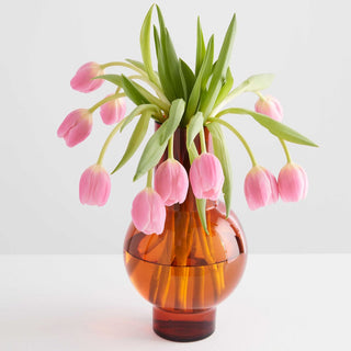 Maison Balzac Amber Loulou Glass Vase
