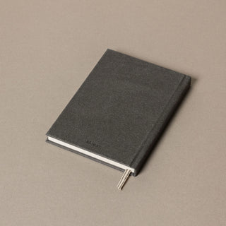 Matere A5 Charcoal Leather Layflat Hardcover Notebook - La Gent Thoughtful Gifts