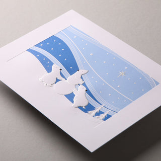 Mount Street Printers Aurora Bears Christmas Card Set of 8 - La Gent Thoughtful Gifts