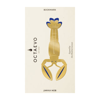 Octaevo Stationery Brass Bon Vivant Bookmark - La Gent Thoughtful Gifts