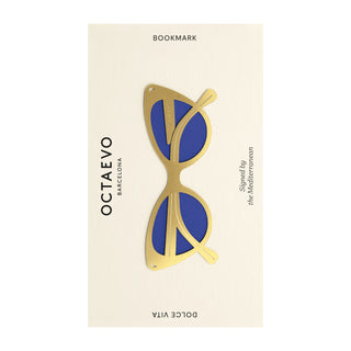 Octaevo Brass Dolce Vita Bookmark Stationery - La Gent Thoughtful Gifts