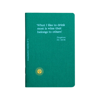 Octaevo Stationery Diogenes Passport Philosophy Notes Notebook No. 2 - La Gent Thoughtful Gifts