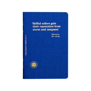 Octaevo Stationery Epicurus Passport Philosophy Notes Notebook No. 3 - La Gent Thoughtful Gifts