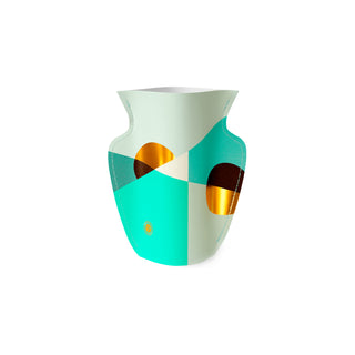 Octaevo Stationery Mini Mint Siena Paper Vase - La Gent Thoughtful Gifts