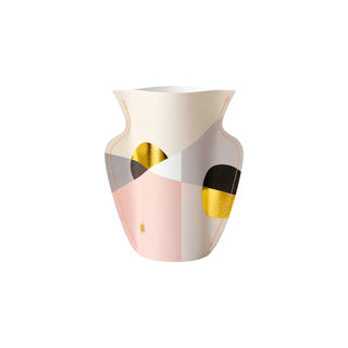 Octaevo Stationery Mini Pink Siena Paper Vase - La Gent Thoughtful Gifts