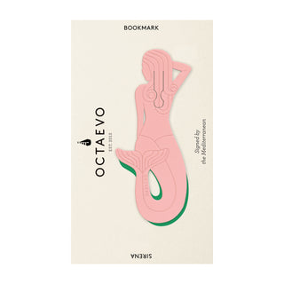 Octaevo Stationery Pink Brass Sirena Bookmark - La Gent Thoughtful Gifts