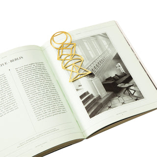 Octaevo Stationery Brass Euclid Bookmark - La Gent Thoughtful Gifts