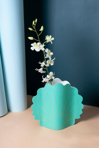 Octaevo Green Hera Paper Vase - La Gent Thoughtful Gifts
