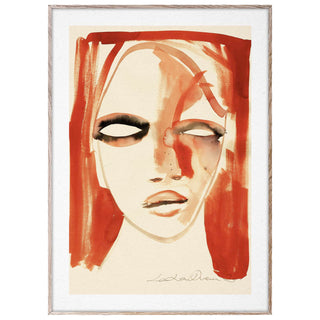 Paper Collective Red Portrait Print by Loulou Avenue - La Gent Thoughtful Gifts