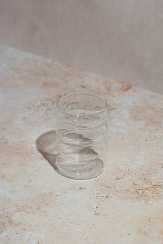 Sophie Lou Jacobsen Clear Ripple Cup - La Gent Thoughtful Gifts