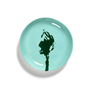 Serax Ottolenghi FEAST Extra Small Azure & Green Artichoke Plate - La Gent Thoughtful Gifts