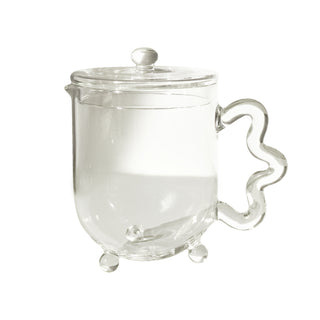 Sophie Lou Jacobsen Bloom Clear Glass Teapot - La Gent Thoughtful Gifts