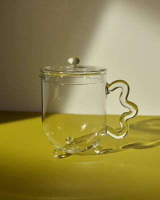 Sophie Lou Jacobsen Bloom Clear Glass Teapot - La Gent Thoughtful Gifts