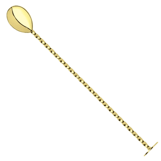 Gold Classic Bar Mixing Spoon - La Gent Luxury Goods
