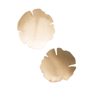 Urban Nature Culture Brass Leaves Dish Set of 2 - La Gent Thoughtful Gifts