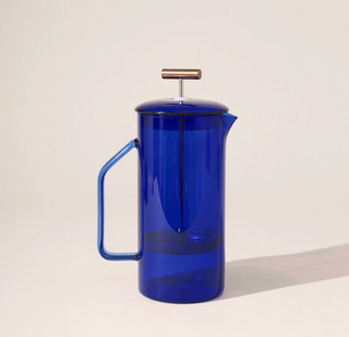 YIELD Cobalt Glass French Press - La Gent Thoughtful Gifts